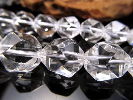 水晶 クォーツ クリスタル 一連 ビーズ