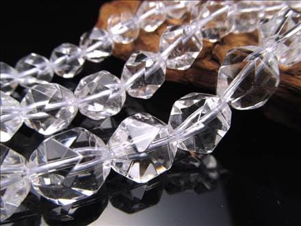 水晶 クォーツ クリスタル 一連 ビーズ