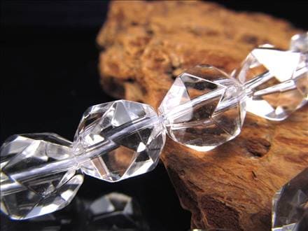 水晶 クォーツ クリスタル 一連 ビーズ