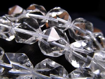 水晶 クォーツ クリスタル 一連 ビーズ