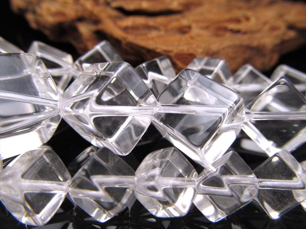 水晶 クォーツ クリスタル 一連 ビーズ