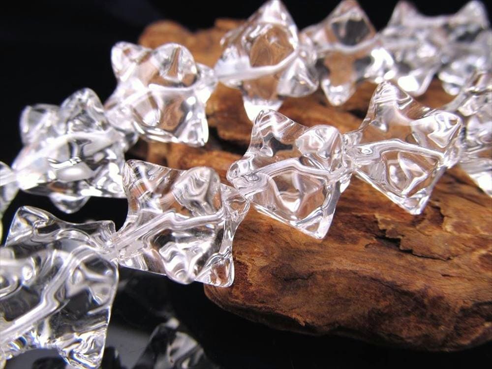 水晶 クォーツ クリスタル 一連 ビーズ