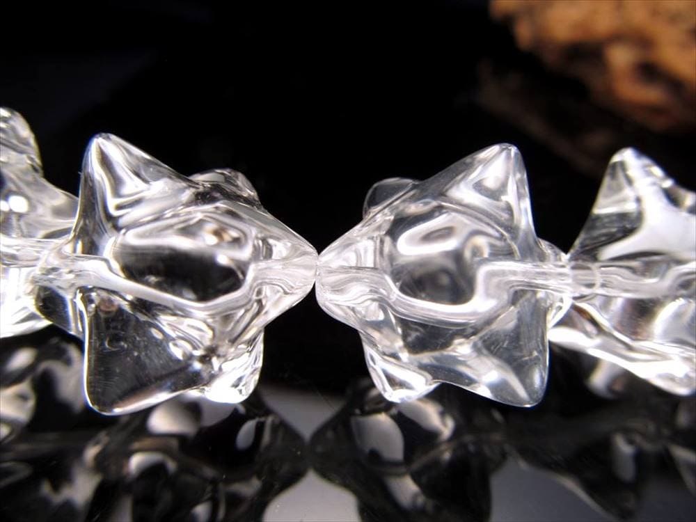 水晶 クォーツ クリスタル 一連 ビーズ