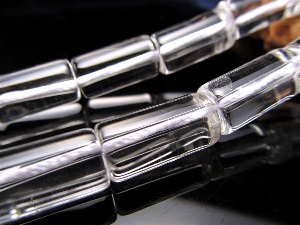 水晶 クォーツ クリスタル 一連 ビーズ