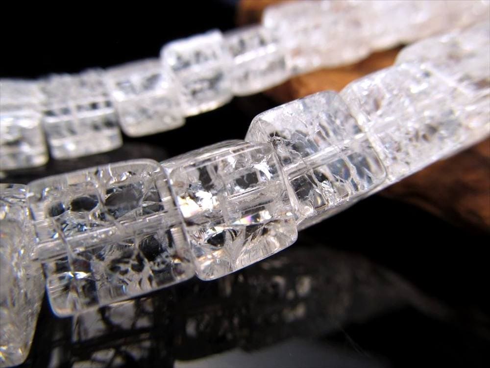 水晶 クォーツ クリスタル 一連 ビーズ