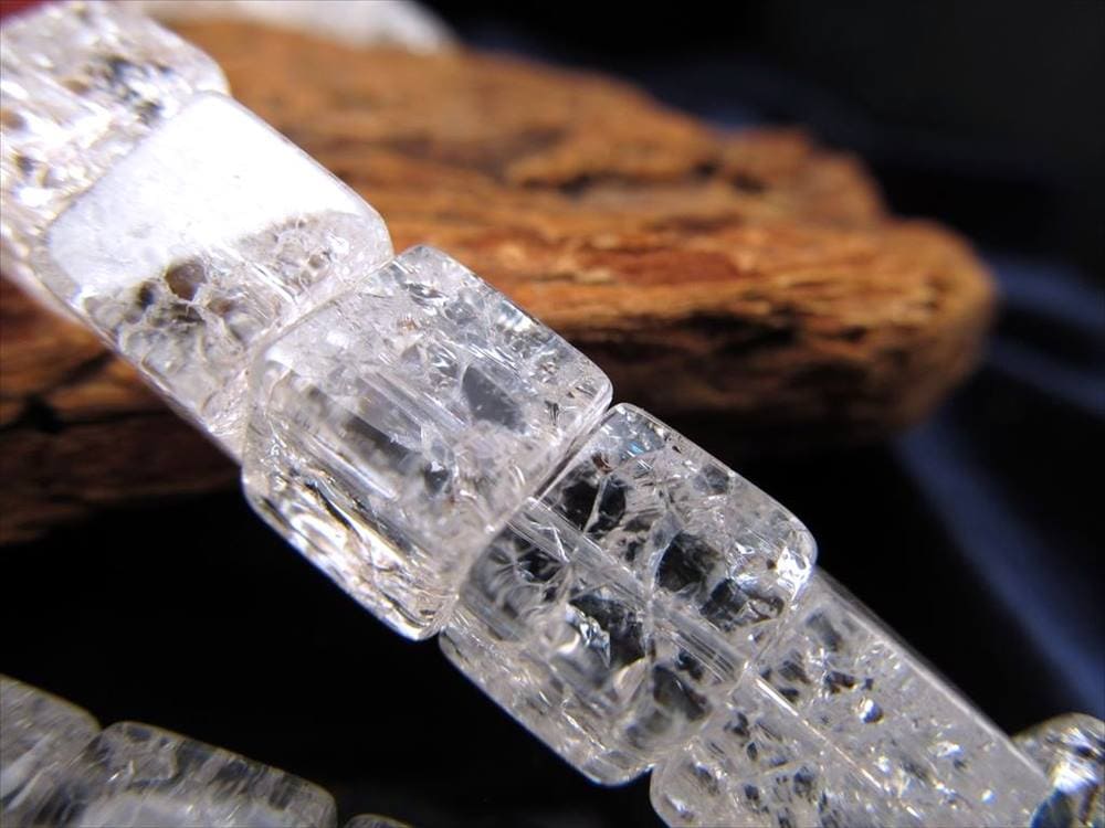 水晶 クォーツ クリスタル 一連 ビーズ