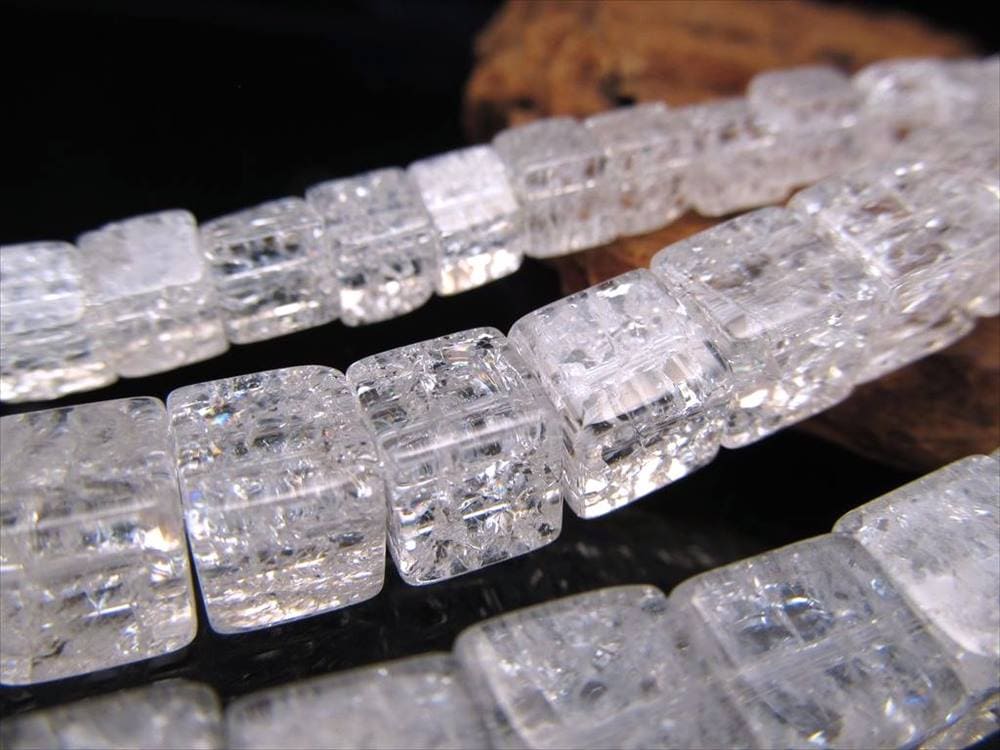 水晶 クォーツ クリスタル 一連 ビーズ