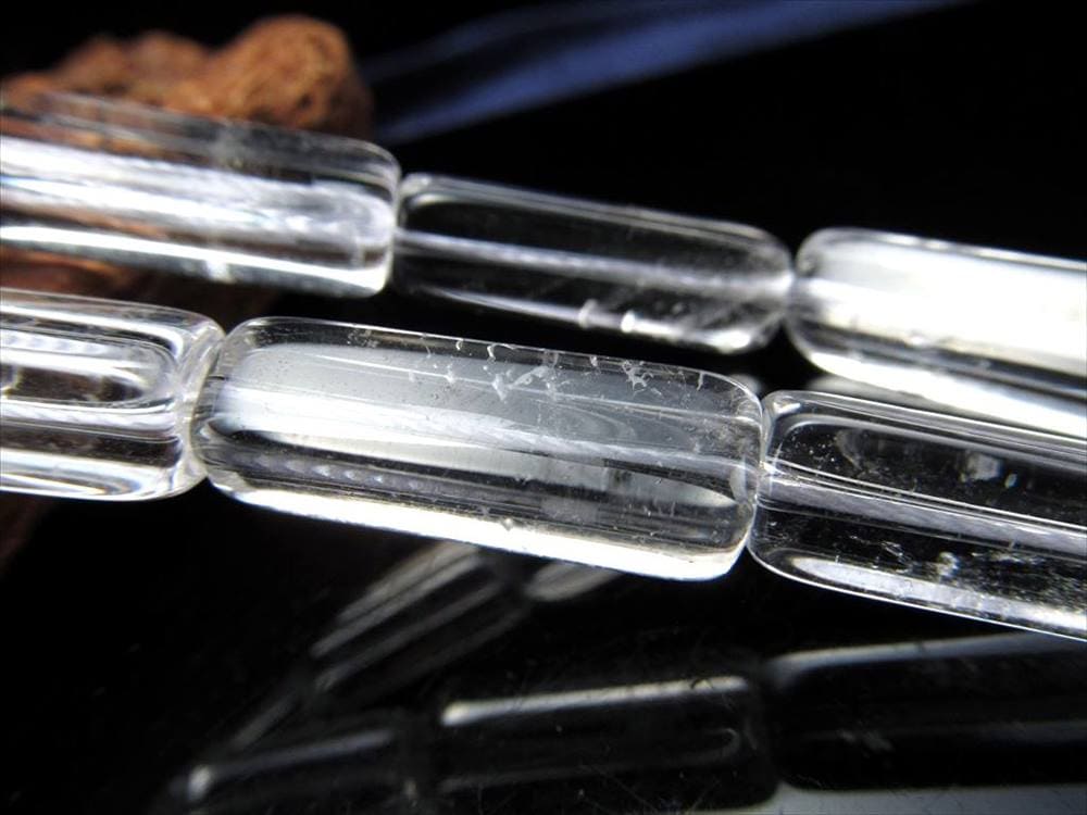 水晶 クォーツ クリスタル 一連 ビーズ