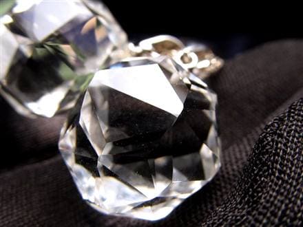 水晶 スターカット ペンダントトップ Silver925