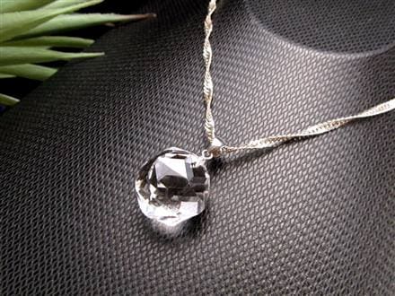 水晶 スターカット ペンダントトップ Silver925