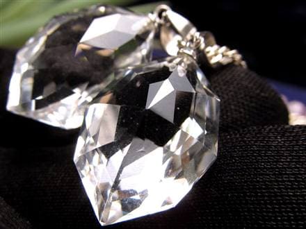 水晶 スターカット ペンダントトップ Silver925