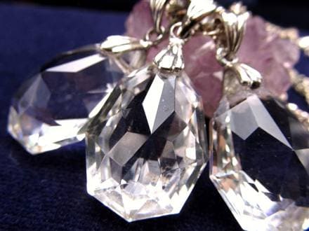 水晶 スターカット ペンダントトップ Silver925