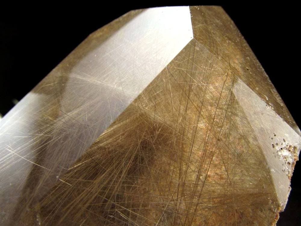 シルバールチル ルチルクォーツ 結晶 原石 銀針