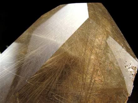 シルバールチル ルチルクォーツ 結晶 原石 銀針