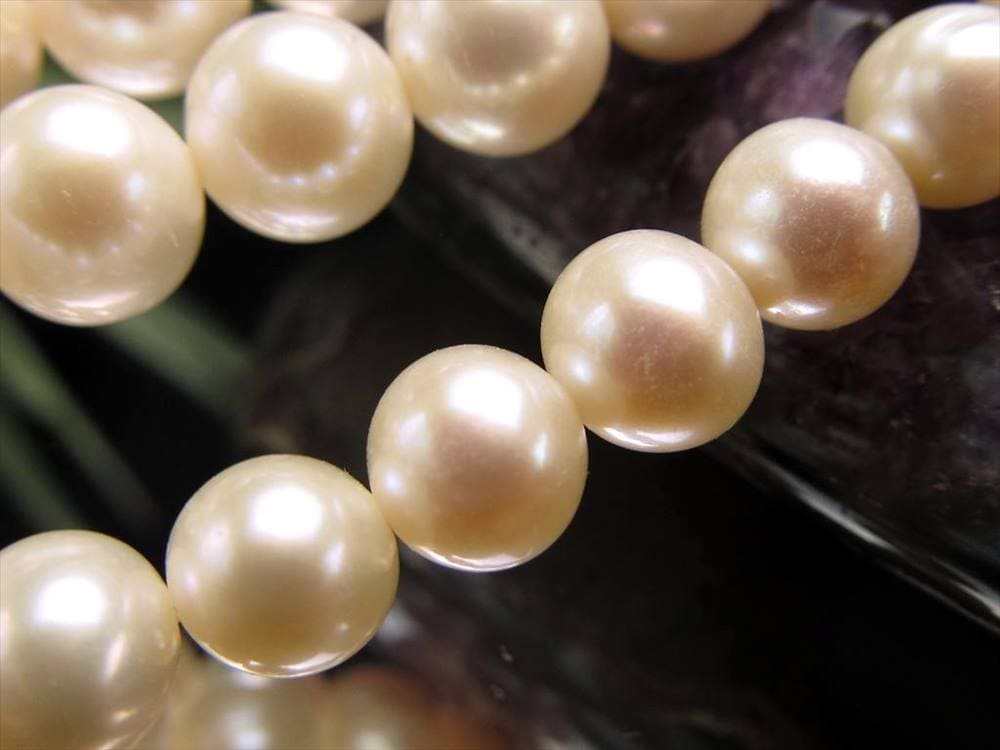 淡水パール 淡水真珠 パール 真珠 ビーズ連 連材