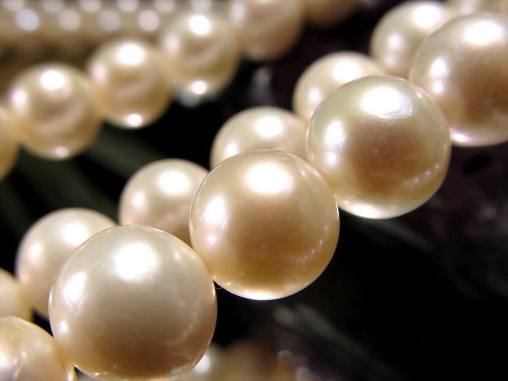 淡水パール 淡水真珠 パール 真珠 ビーズ連 連材