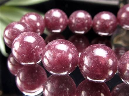 レピドライト リシア雲母 マイカ ビーズ連 連材