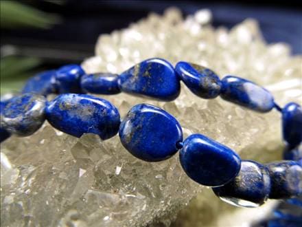 ラピスラズリ 連材 瑠璃 1連 パーツ