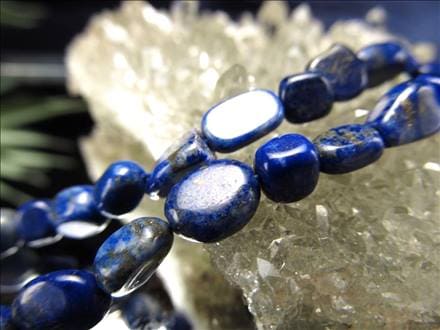 ラピスラズリ 連材 瑠璃 1連 パーツ