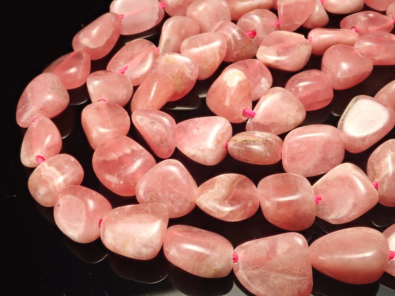 ☆一連☆高品質！☆お買い得タンブル連☆インカローズ【ロードクロ