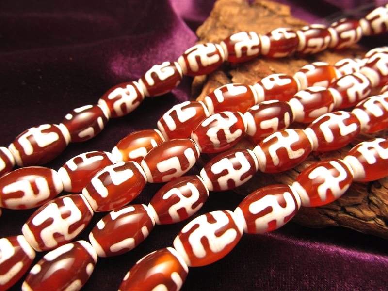 カーネリアン天珠連