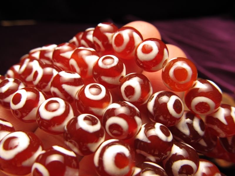 カーネリアン天珠連