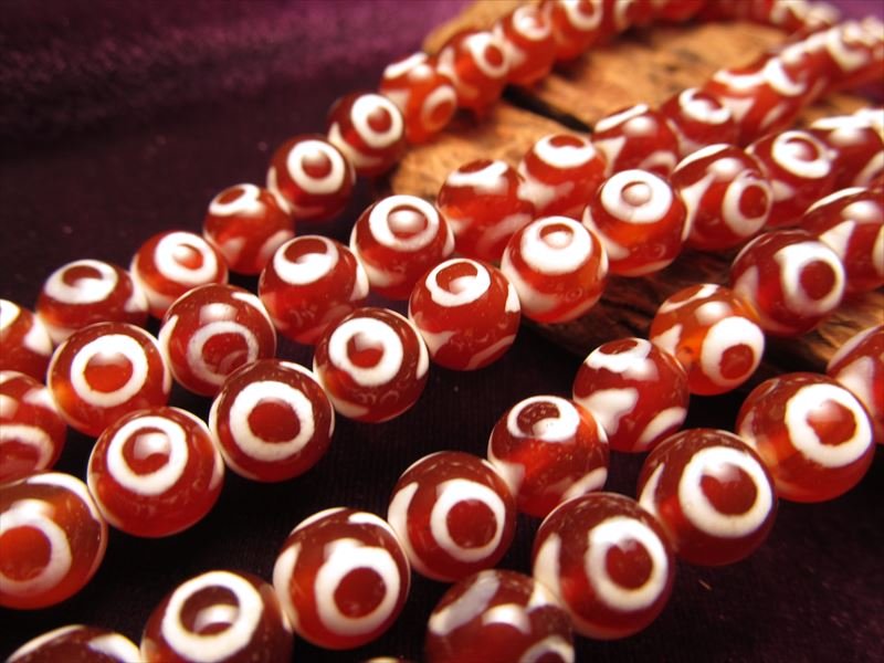 カーネリアン天珠連