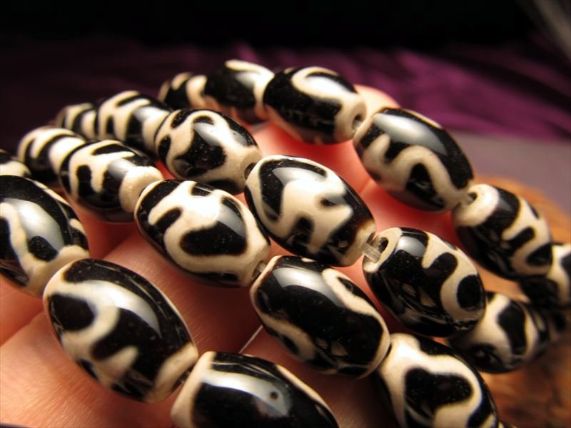 アゲート天珠連