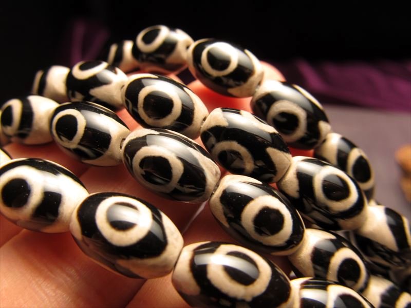 アゲート天珠連