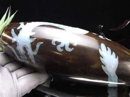 天珠 置物 オブジェ アゲート インテリア