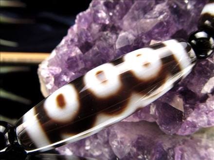 五眼天珠 天珠 瑪瑙 チベット 厄除け 天珠型 ビーズ連 連材