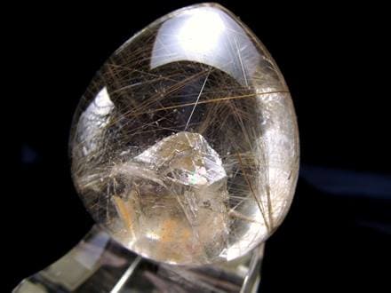 クォーツインシルバールチルクォーツ タンブル マニフェストクォーツ 貫入水晶 ルチルレイテッドクォーツ