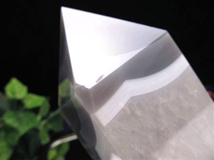 瑪瑙クォーツ オベリスク 瑪瑙 水晶 古代エジプトの太陽神の象徴 魔除け 厄除け