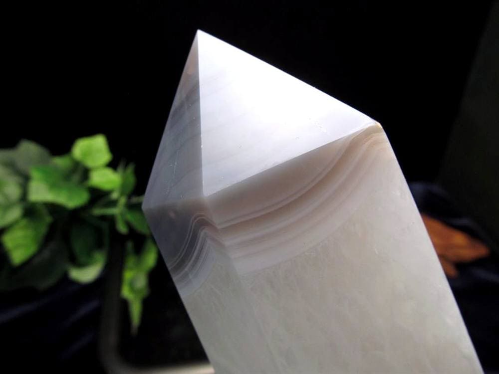 瑪瑙クォーツ ポイント 瑪瑙 水晶 インテリア 魔除け 厄除け