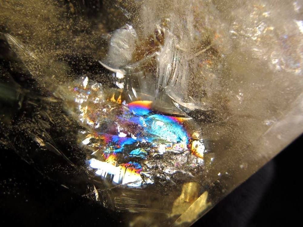 シトリン 黄水晶 ポリッシュ 原石 置物