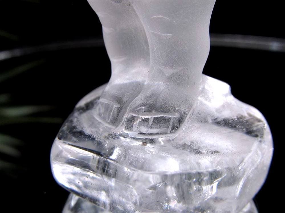 水晶 キューピット エンジェル 天使 彫刻 置物