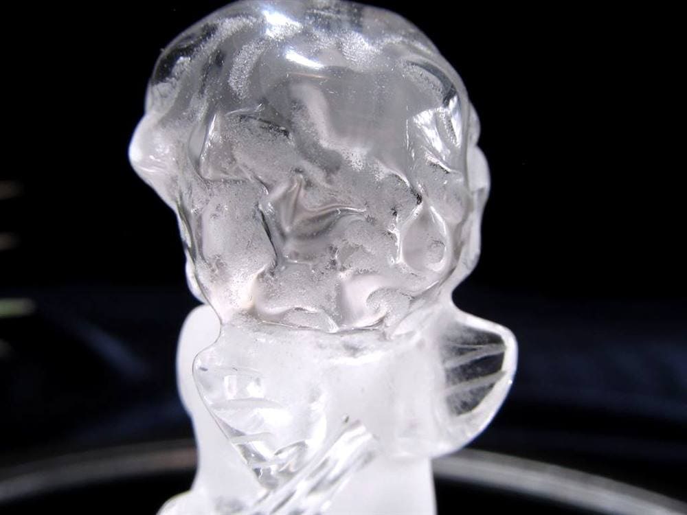水晶 キューピット エンジェル 天使 彫刻 置物