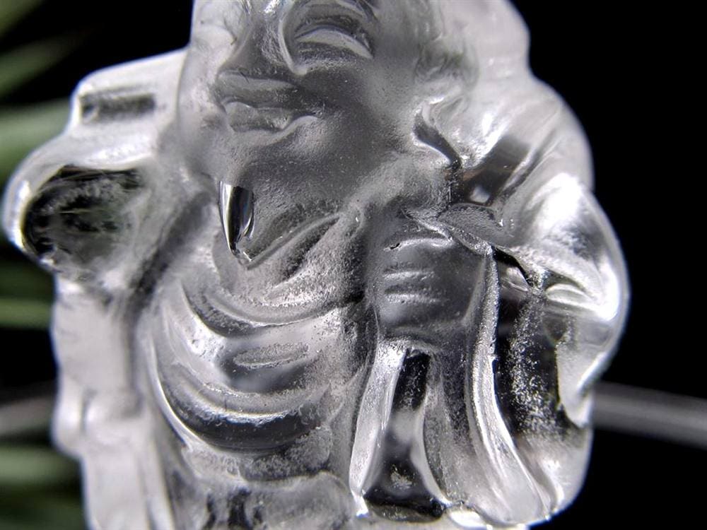水晶 クォーツ 縁起物 置物 大黒天