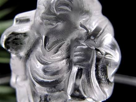 水晶 クォーツ 縁起物 置物 大黒天