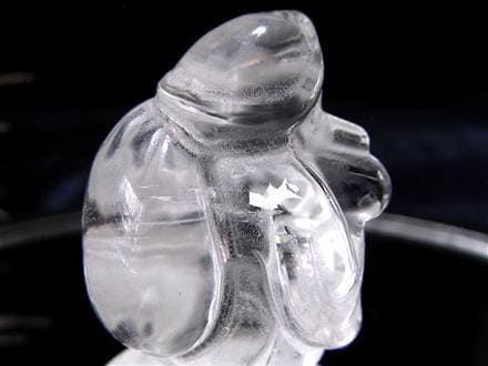 水晶 クォーツ 縁起物 置物 大黒天