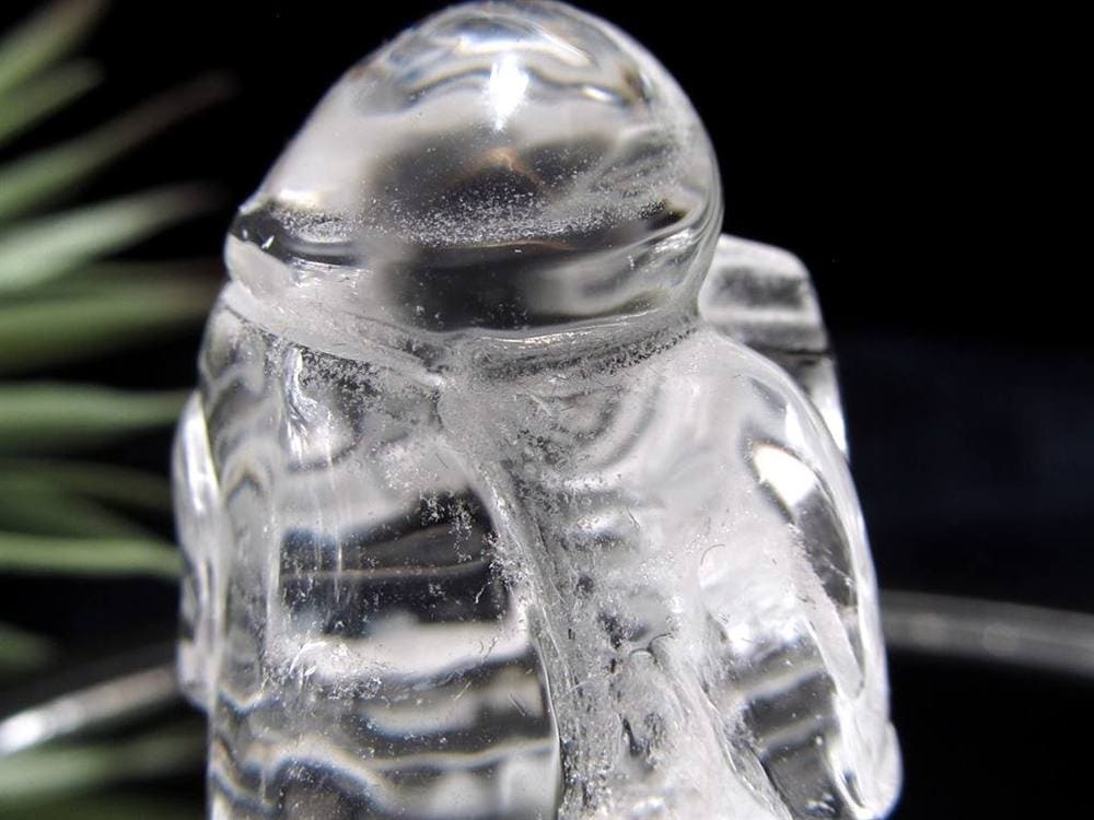水晶 クォーツ 縁起物 置物 大黒天