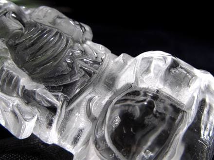 水晶 クォーツ 縁起物 置物 大黒天