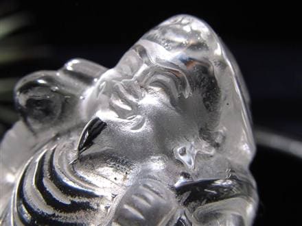 水晶 クォーツ 縁起物 置物 大黒天