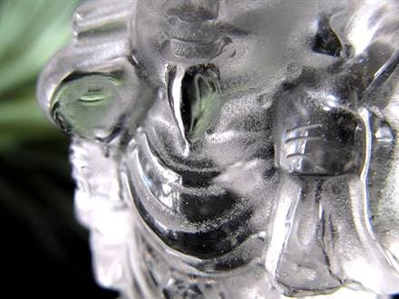 水晶 クォーツ 縁起物 置物 大黒天
