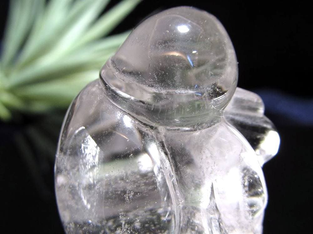 水晶 クォーツ 縁起物 置物 大黒天
