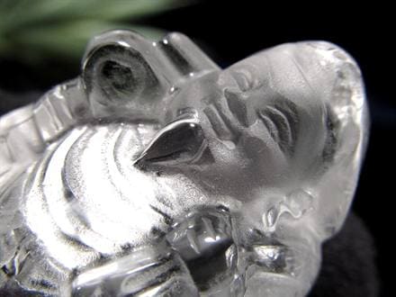 水晶 クォーツ 縁起物 置物 大黒天