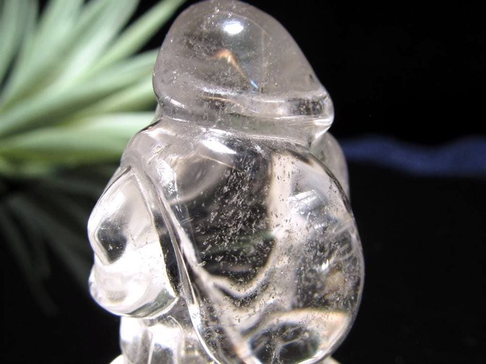 水晶 クォーツ 縁起物 置物 大黒天