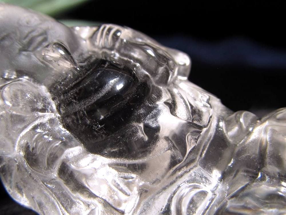 水晶 クォーツ 縁起物 置物 大黒天