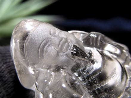 水晶 クォーツ 縁起物 置物 大黒天