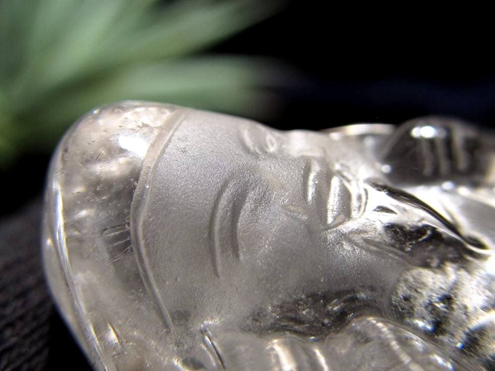 水晶 クォーツ 縁起物 置物 大黒天